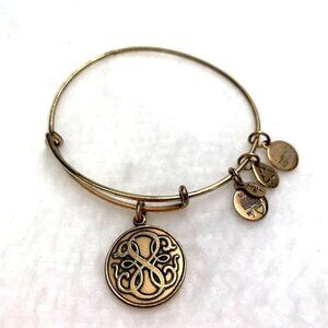 Alex and Ani Path of Life Charm Bracelet - Gold, Expands 2"- 3.5" 2014